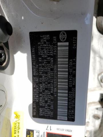 4T1BK1EB2EU126066 - 2014 TOYOTA AVALON BASE 白色 照片 12