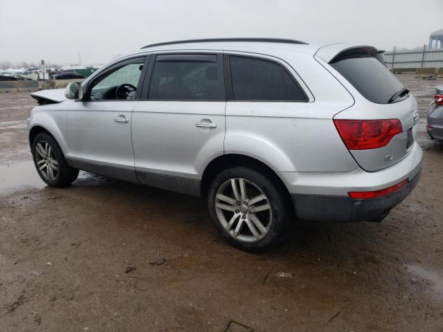 WA1AY74L87D030225 - 2007 AUDI Q7 3.6 QUATTRO SILVER photo 2