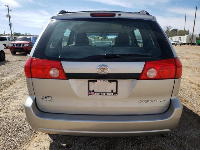 5TDKK4CC1AS339364 - 2010 TOYOTA SIENNA CE SILVER photo 6