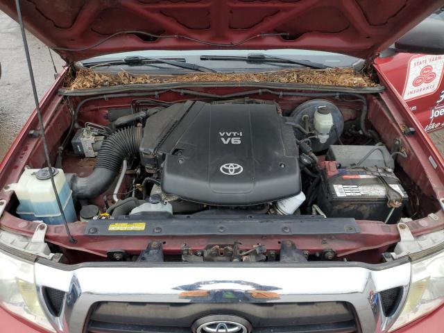 5TEUU42N48Z502236 - 2008 TOYOTA TACOMA ACCESS CAB Қызыл фото 11