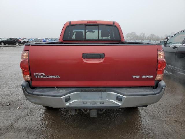 5TEUU42N48Z502236 - 2008 TOYOTA TACOMA ACCESS CAB Қызыл фото 6