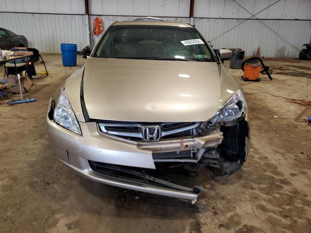 1HGCM568X5A022053 - 2005 HONDA ACCORD EX BEIGE photo 5