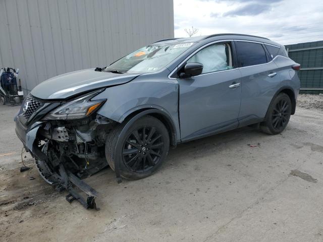 5N1AZ2BS6NC124859 - 2022 NISSAN MURANO SV GRAY photo 1