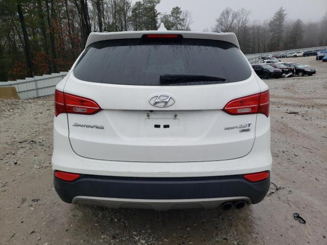 5XYZUDLA4EG195710 - 2014 HYUNDAI SANTA FE S WHITE photo 6