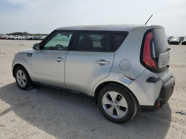 KNDJN2A28F7808856 - 2015 KIA SOUL SILVER photo 2