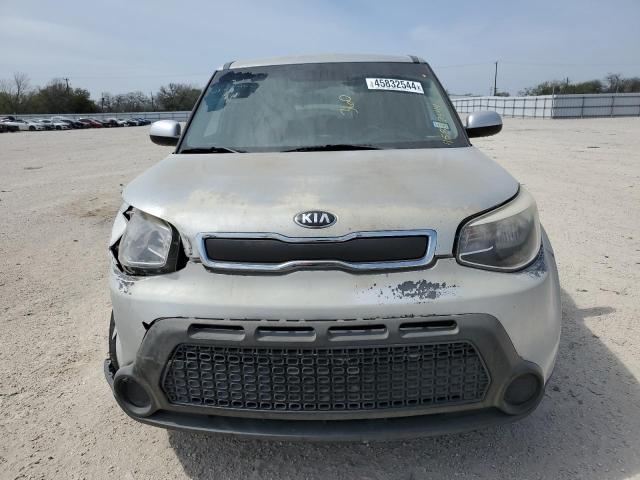 KNDJN2A28F7808856 - 2015 KIA SOUL SILVER photo 5