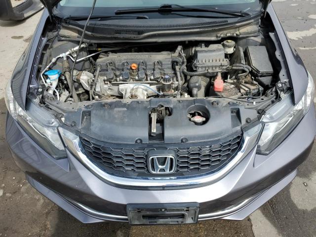 2HGFB2F55FH521594 - 2015 HONDA CIVIC LX GRAY photo 11