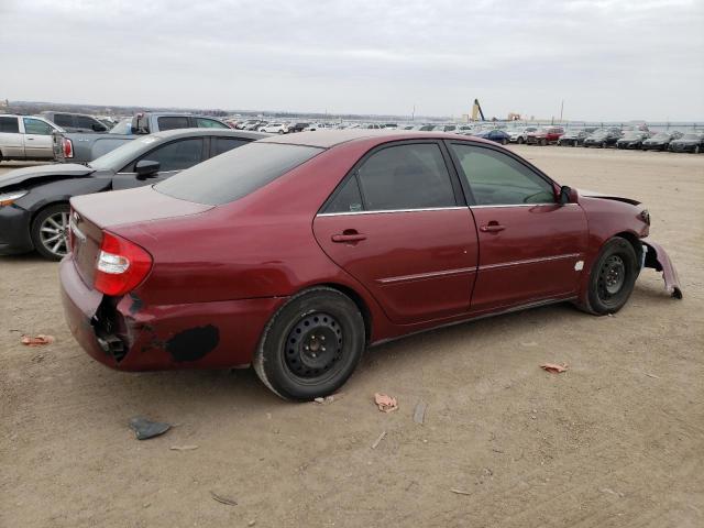 4T1BE32K64U300226 - 2004 TOYOTA CAMRY LE BURGUNDY photo 3