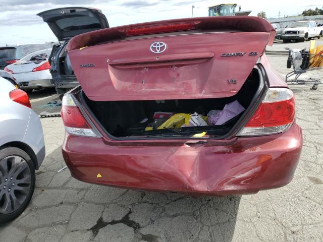 4T1BA30K06U510466 - 2006 TOYOTA CAMRY SE BURGUNDY photo 6