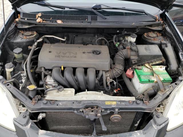 2T1KR32E45C439949 - 2005 TOYOTA COROLLA MA XR BLACK photo 11