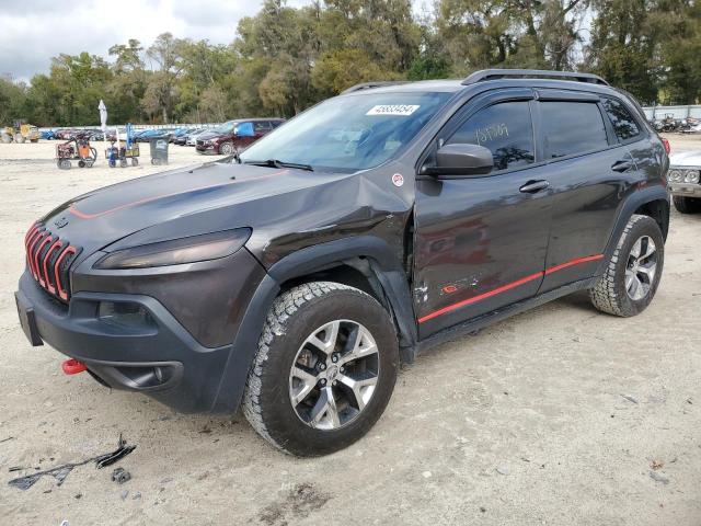 1C4PJMBB3EW173016 - 2014 JEEP CHEROKEE TRAILHAWK 灰色 照片 1