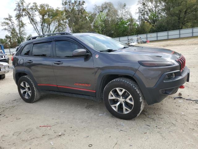1C4PJMBB3EW173016 - 2014 JEEP CHEROKEE TRAILHAWK 灰色 照片 4