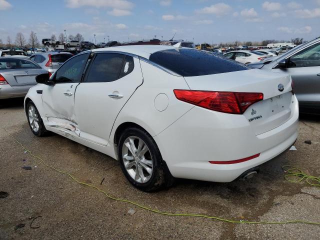 5XXGM4A7XDG215850 - 2013 KIA OPTIMA LX WHITE photo 2