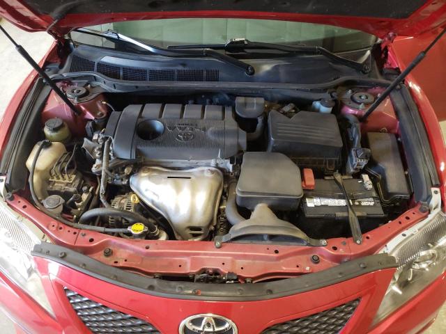 4T1BF3EK8BU670499 - 2011 TOYOTA CAMRY BASE RED photo 11