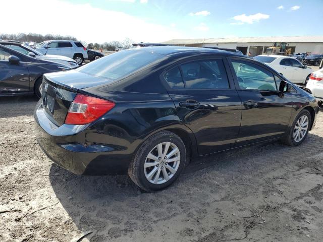 19XFB2F95CE043377 - 2012 HONDA CIVIC EXL შავი ფოტო 3