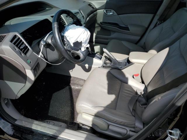 19XFB2F95CE043377 - 2012 HONDA CIVIC EXL შავი ფოტო 7