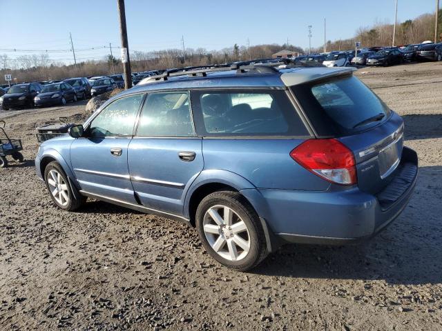 4S4BP61C387327538 - 2008 SUBARU OUTBACK 2.5I BLUE photo 2