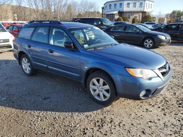 4S4BP61C387327538 - 2008 SUBARU OUTBACK 2.5I BLUE photo 4