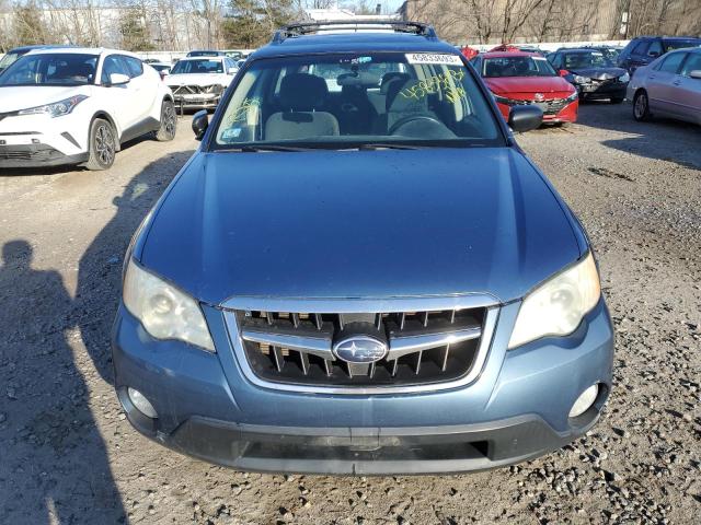 4S4BP61C387327538 - 2008 SUBARU OUTBACK 2.5I BLUE photo 5