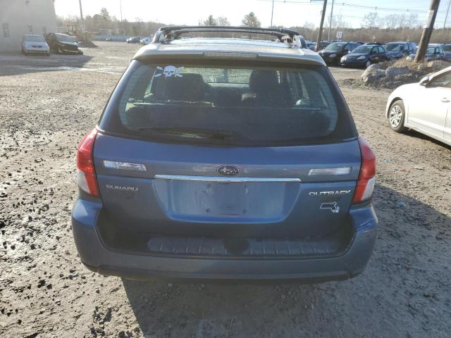 4S4BP61C387327538 - 2008 SUBARU OUTBACK 2.5I BLUE photo 6