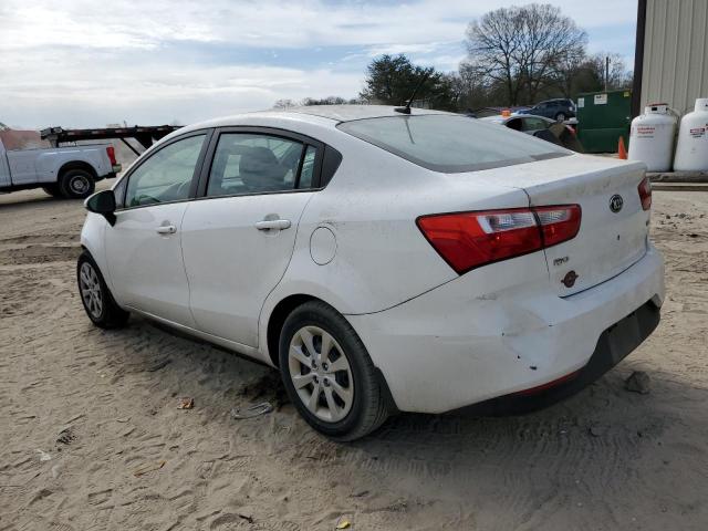 KNADM4A36G6680853 - 2016 KIA RIO LX WHITE photo 2