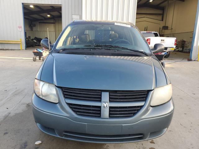 1D4GP45RX6B632108 - 2006 DODGE CARAVAN SXT BLUE photo 5