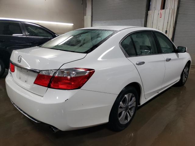 1HGCR2F38EA205584 - 2014 HONDA ACCORD LX WHITE photo 3