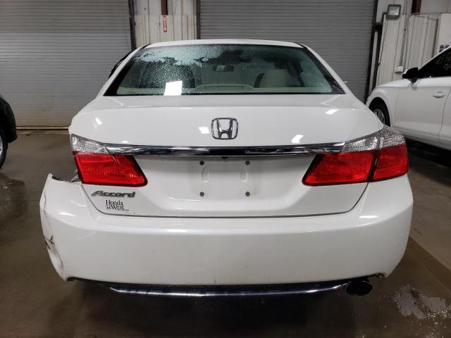 1HGCR2F38EA205584 - 2014 HONDA ACCORD LX WHITE photo 6