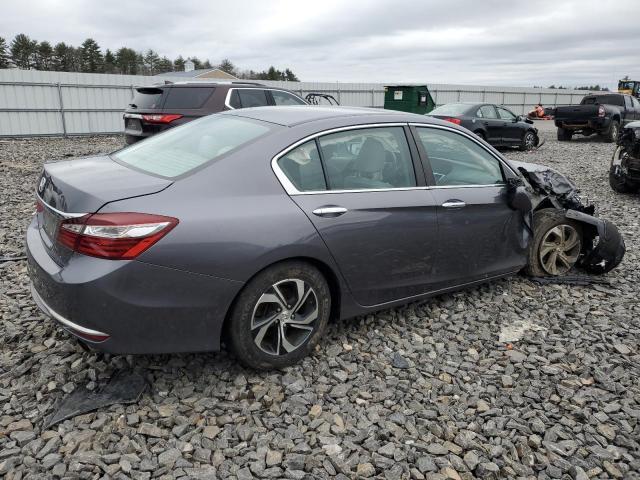 1HGCR2F38GA094201 - 2016 HONDA ACCORD LX GRAY photo 3