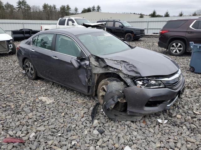 1HGCR2F38GA094201 - 2016 HONDA ACCORD LX GRAY photo 4