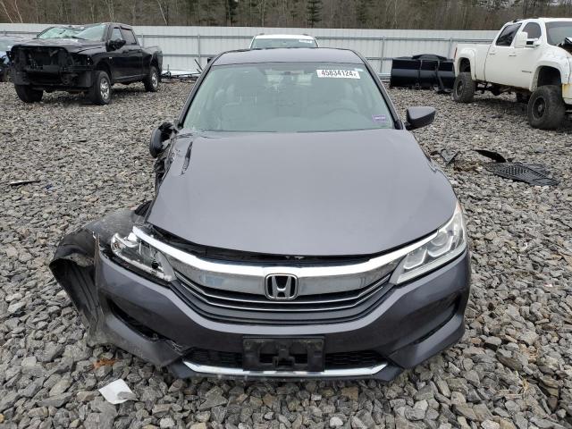 1HGCR2F38GA094201 - 2016 HONDA ACCORD LX GRAY photo 5