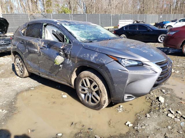 JTJBARBZXF2002158 - 2015 LEXUS NX 200T GRAY photo 4