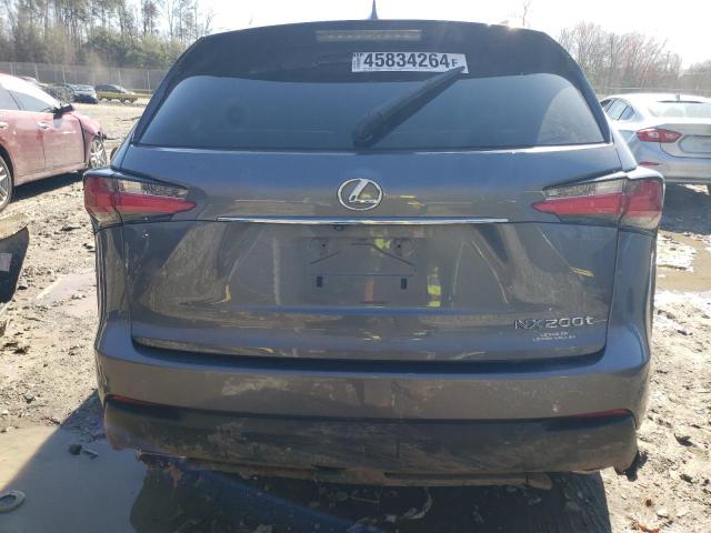 JTJBARBZXF2002158 - 2015 LEXUS NX 200T GRAY photo 6