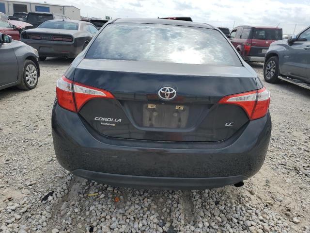 5YFBURHE2FP247620 - 2015 TOYOTA COROLLA L BLACK photo 6