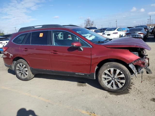 4S4BSANC8H3413222 - 2017 SUBARU OUTBACK 2.5I LIMITED RED photo 4