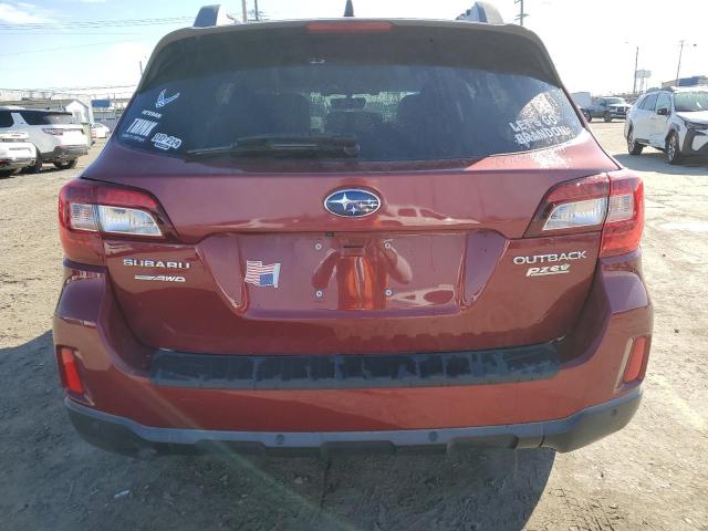 4S4BSANC8H3413222 - 2017 SUBARU OUTBACK 2.5I LIMITED RED photo 6