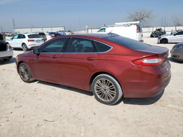 3FA6P0HD2ER207189 - 2014 FORD FUSION SE RED photo 2