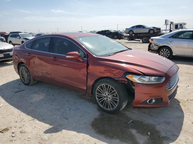 3FA6P0HD2ER207189 - 2014 FORD FUSION SE RED photo 4