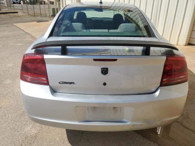 2B3KA43G28H181584 - 2008 DODGE CHARGER SILVER photo 6