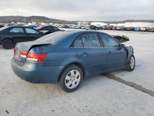 5NPET46C18H357000 - 2008 HYUNDAI SONATA GLS BLUE photo 3