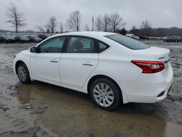 3N1AB7AP2HY351130 - 2017 NISSAN SENTRA S WHITE photo 2