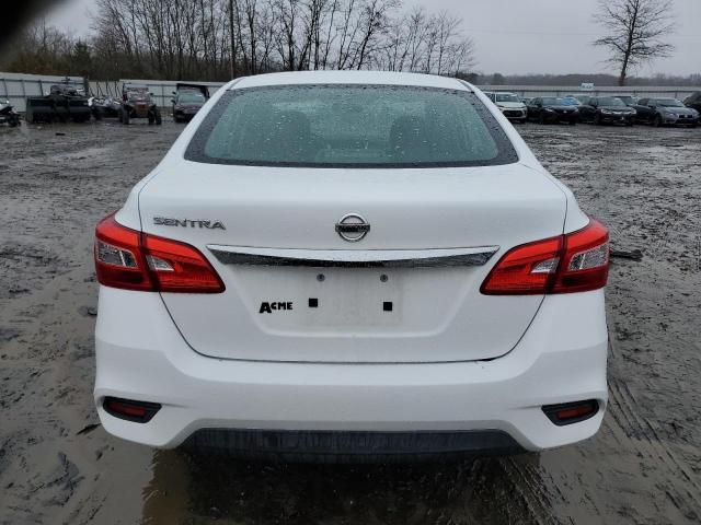 3N1AB7AP2HY351130 - 2017 NISSAN SENTRA S WHITE photo 6