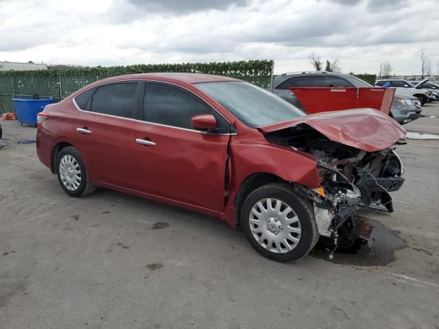 3N1AB7AP5EY306047 - 2014 NISSAN SENTRA S RED photo 4