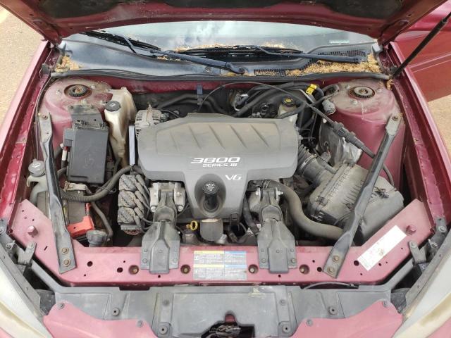 2G2WP522X51351337 - 2005 PONTIAC GRAND PRIX 栗色 照片 11
