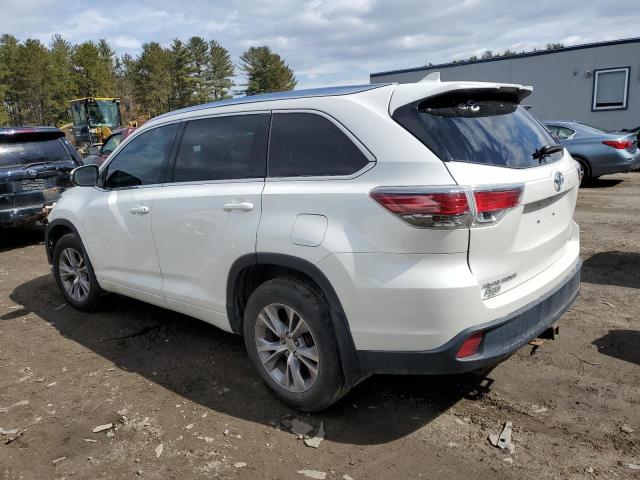 5TDJKRFH1ES039037 - 2014 TOYOTA HIGHLANDER XLE 白色 照片 2