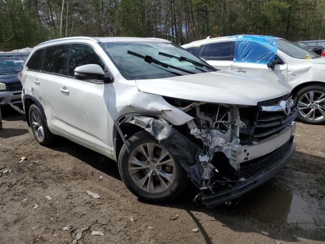 5TDJKRFH1ES039037 - 2014 TOYOTA HIGHLANDER XLE 白色 照片 4