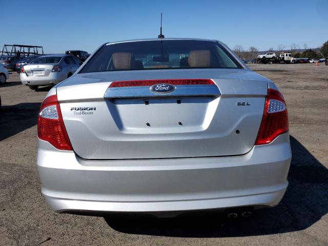 3FAHP0JA1BR125037 - 2011 FORD FUSION SEL SILVER photo 6