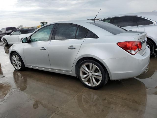 1G1PG5SB2D7188175 - 2013 CHEVROLET CRUZE LTZ SILVER photo 2