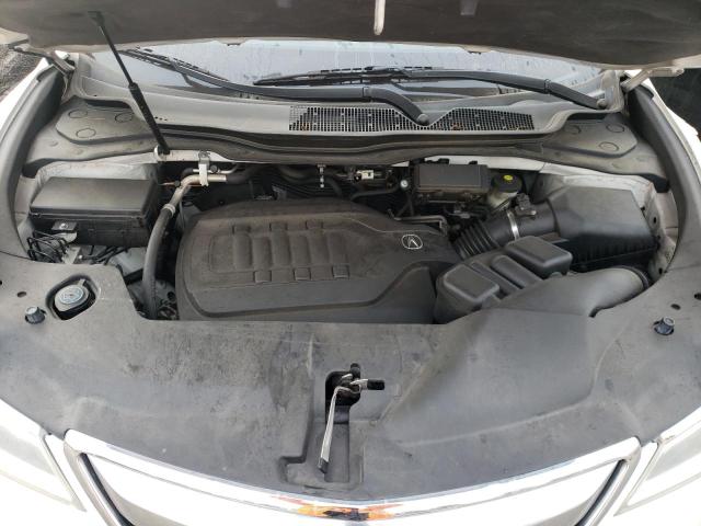 5FRYD3H46EB017599 - 2014 ACURA MDX TECHNOLOGY WHITE photo 12