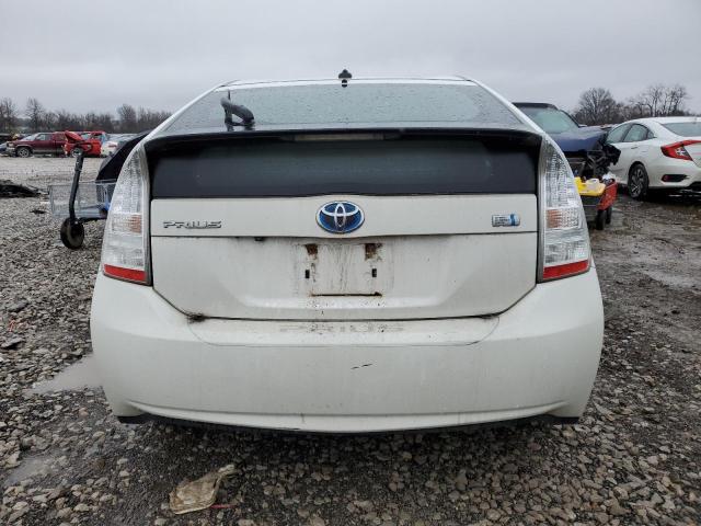 JTDKN3DU6A0024247 - 2010 TOYOTA PRIUS WHITE photo 6